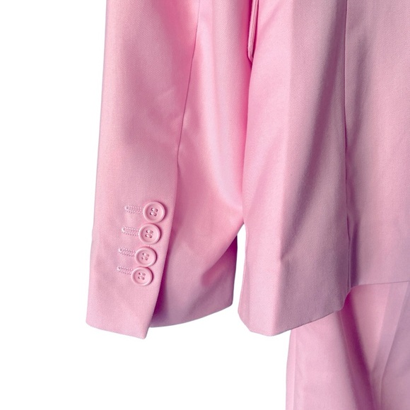 NWT Ween Charm 2-Piece Suit Jacket and Pants Set Medium Light Pink - Picture 11 of 13